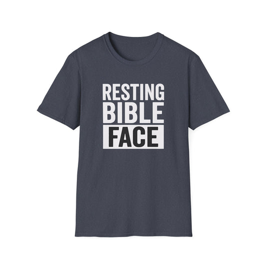 Resting Bible Face T-Shirt