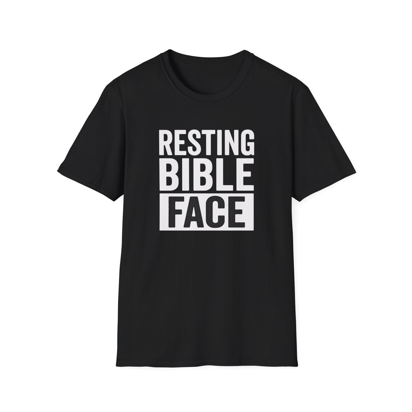 Resting Bible Face T-Shirt