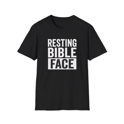 Resting Bible Face T-Shirt