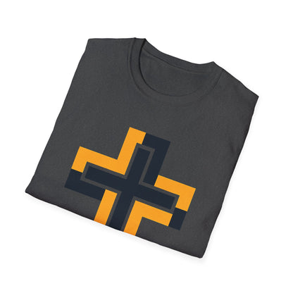Black & Yellow Cross T-Shirt
