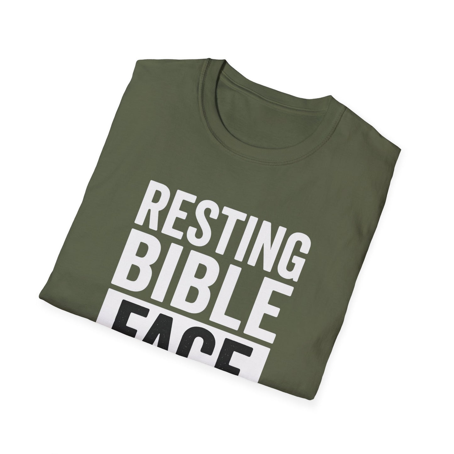 Resting Bible Face T-Shirt