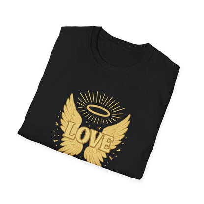 Gold Love with Wings T-Shirt
