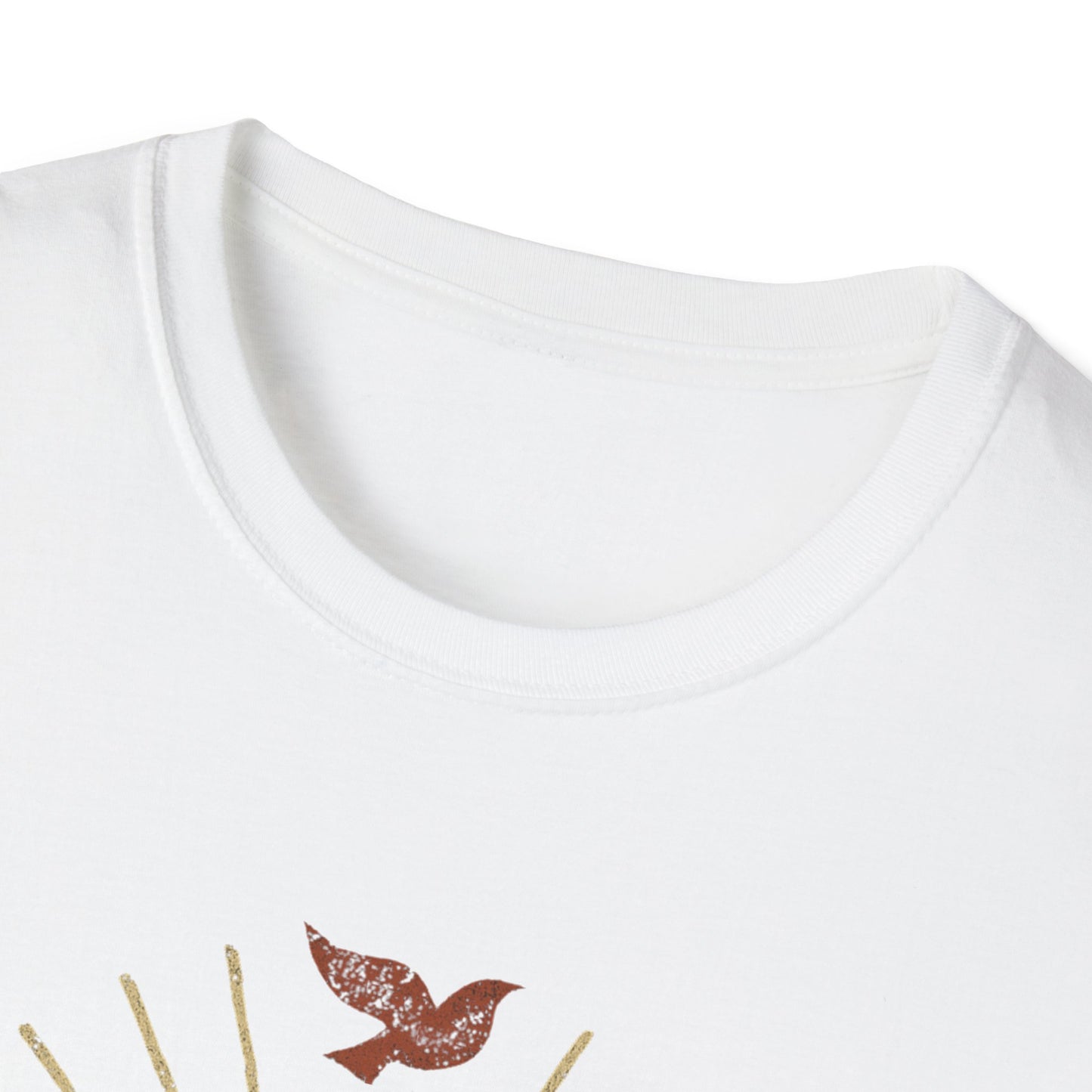 Golden Cross with Dove T-Shirt